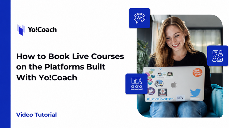 How to Book Live Courses on the Online Tutoring or Consultation Platforms Built with Yo!Coach